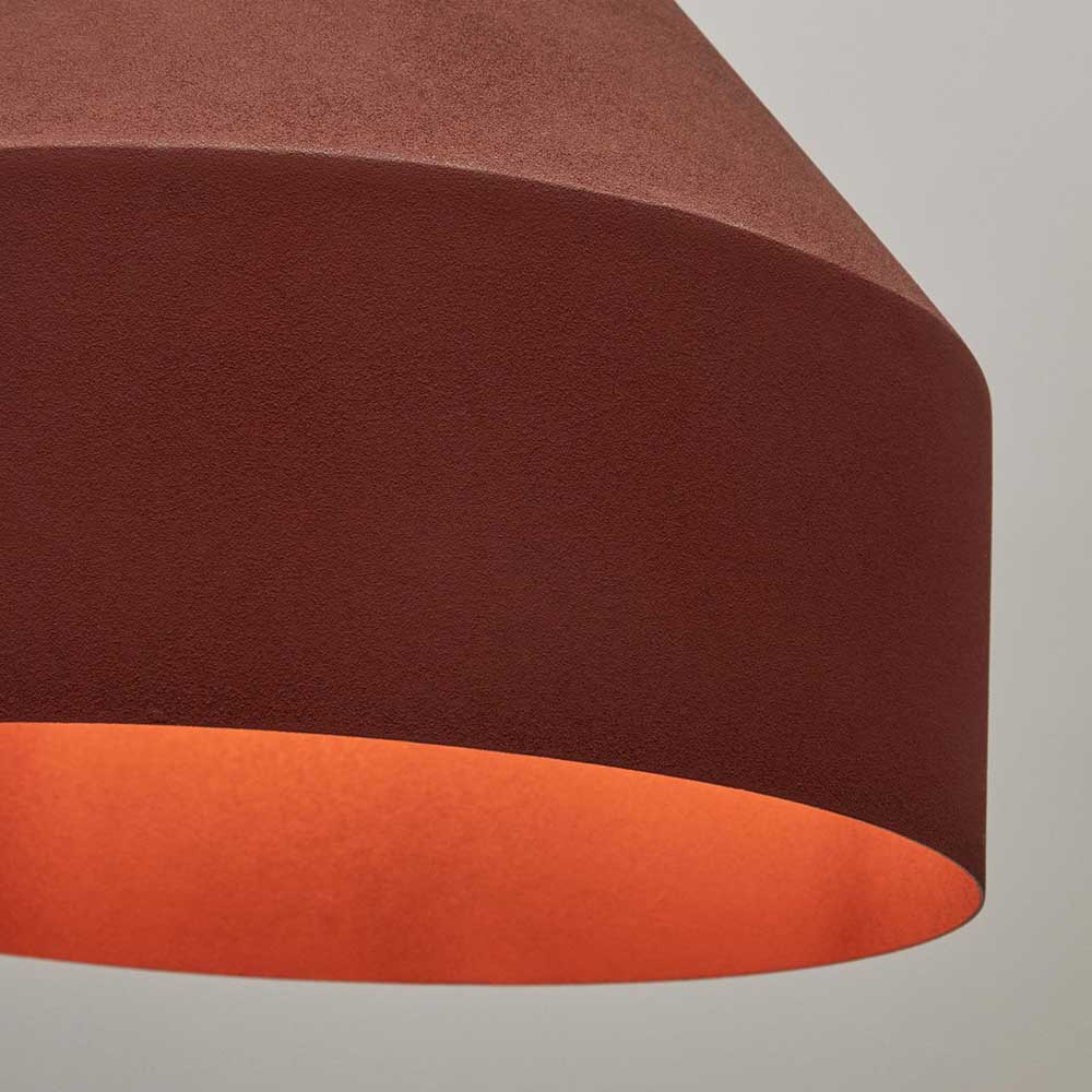 Hängeleuchte in Terracotta Metall - Kerbea