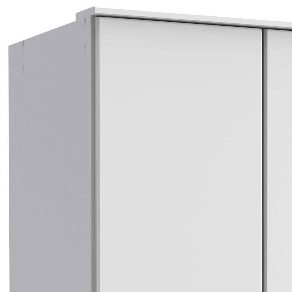 Schlafzimmer Schrank in Weiß - 135x199x58 cm - Cador