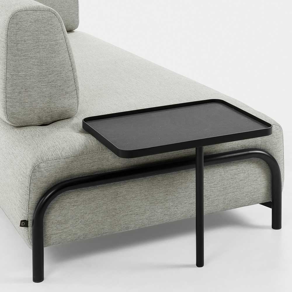 2-Sitzer Sofa mit Tisch & Armlehne - Adaliz