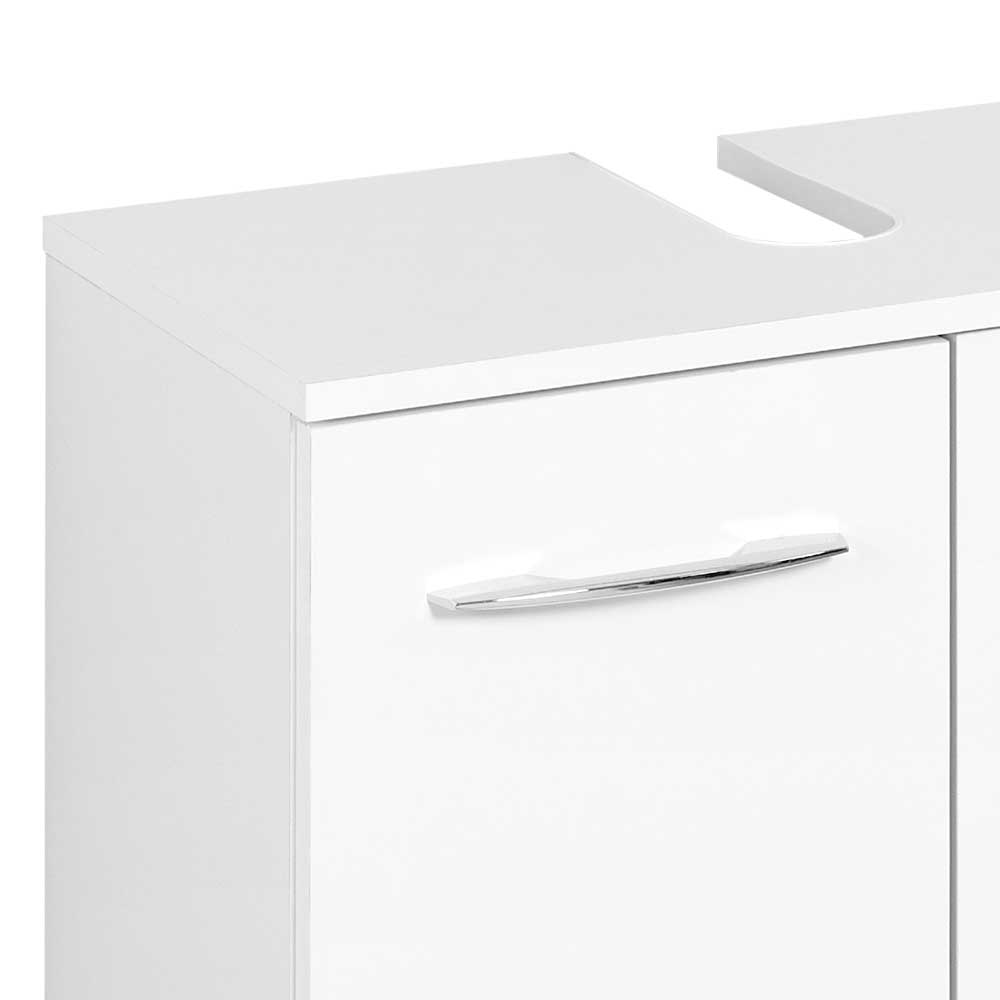 Bad Unterbeckenschrank in Weiß - Lartemo