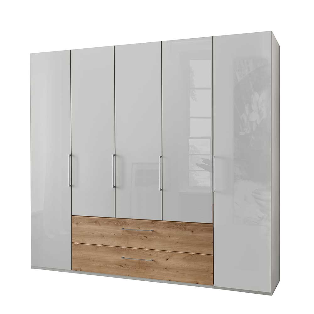Moderner Schlafzimmerschrank mit zwei Schubladen - Icola