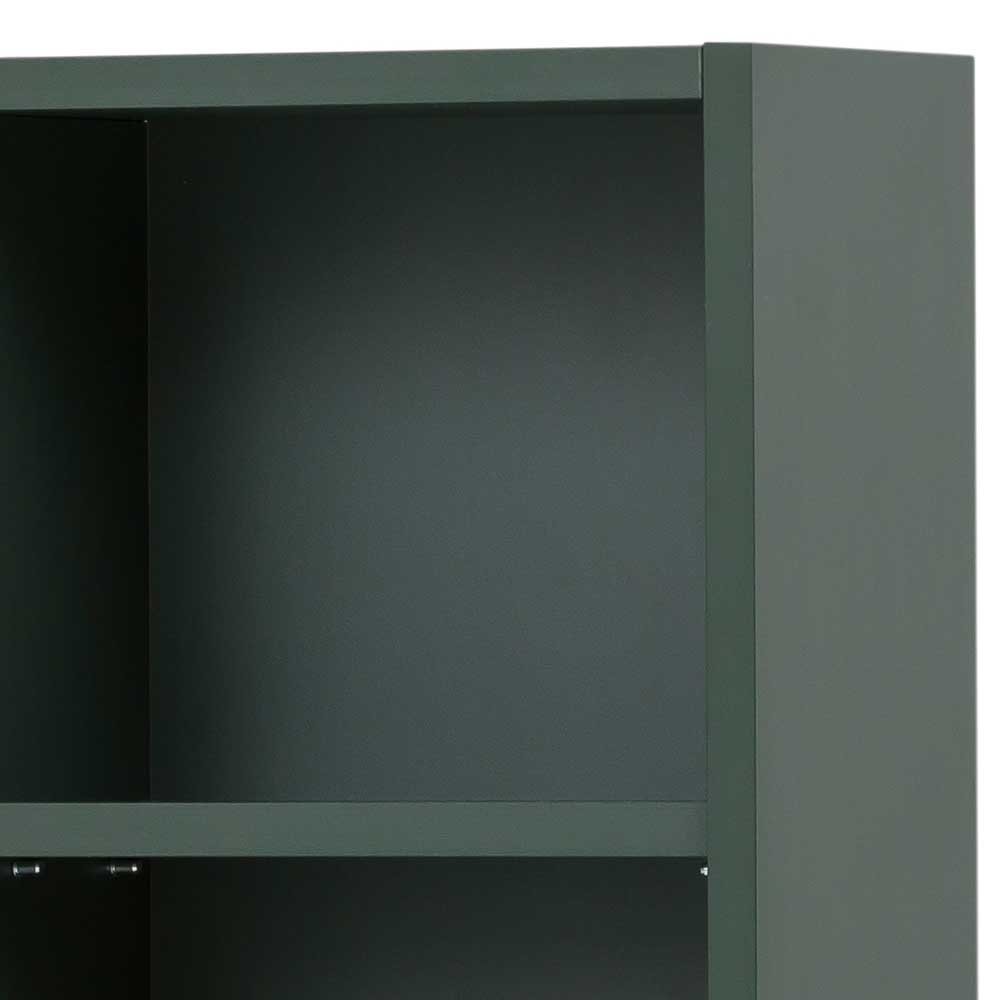 Badezimmer Hängeschrank in Dunkelgrün & Gold - Aqua