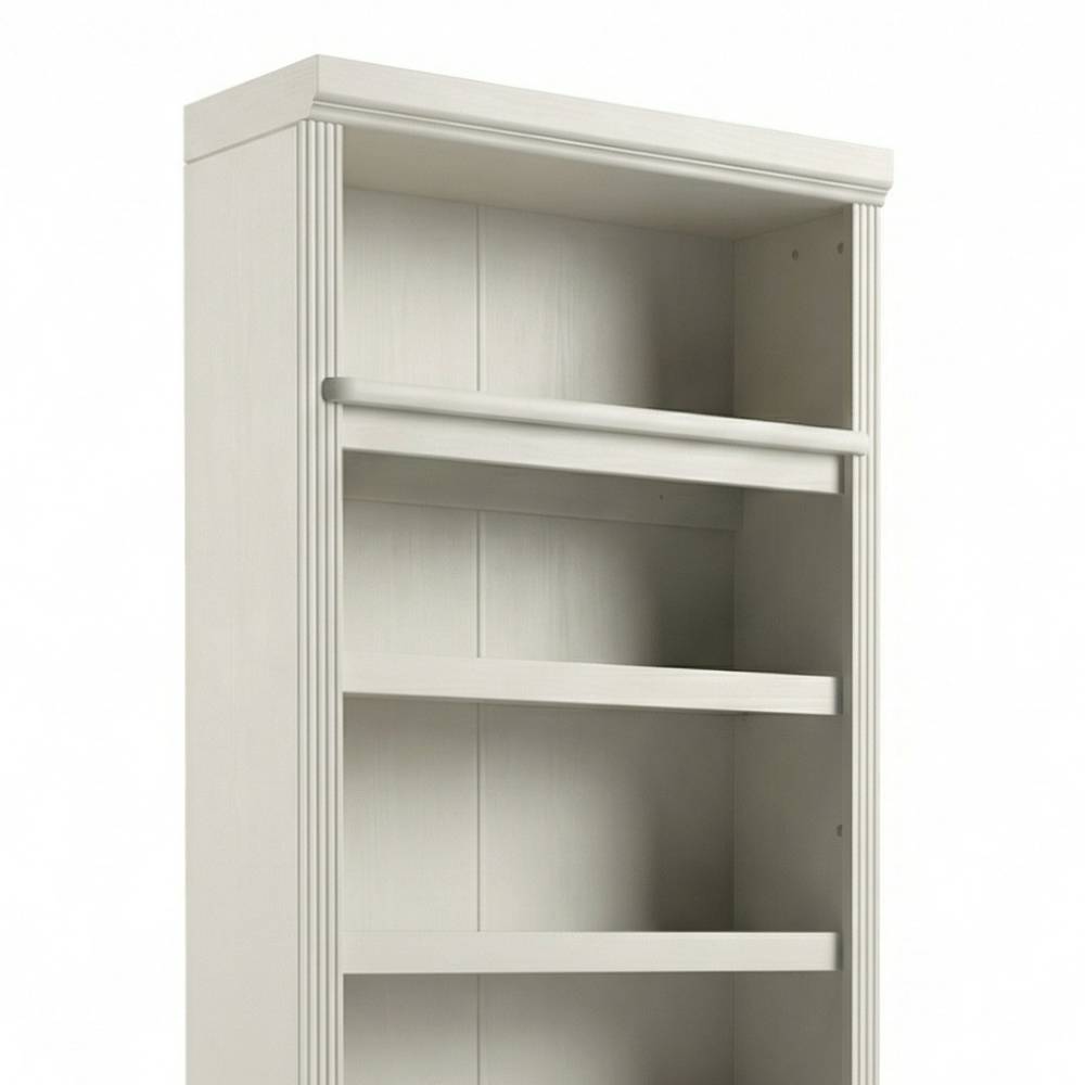 Landhaus-Chic Bücherregal in Cremeweiß - Timos