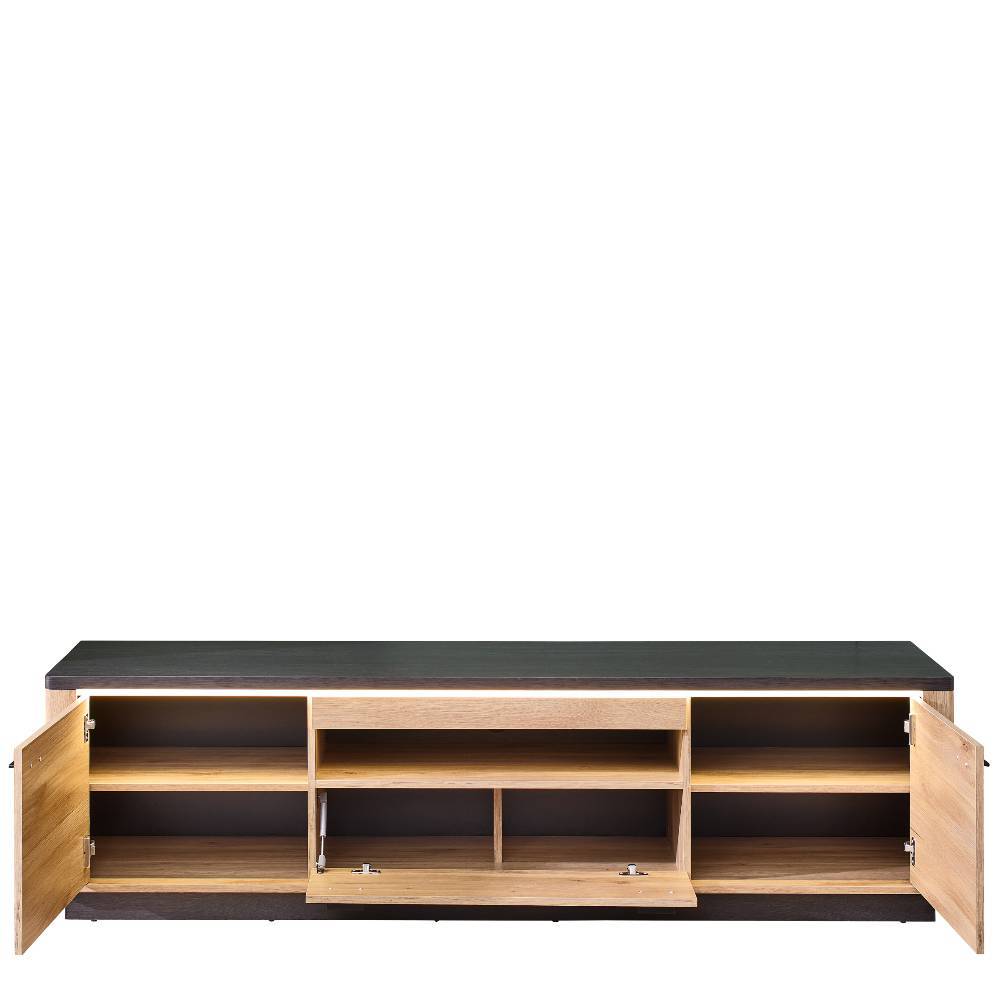 TV Lowboard mit LED Beleuchtung - Zorro