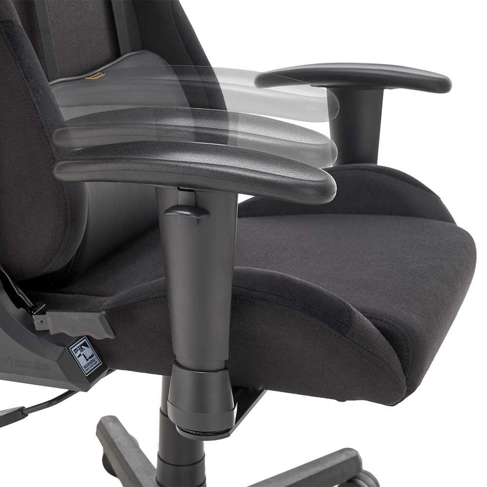 Gaming Chair in Schwarz Grau - Tannilo