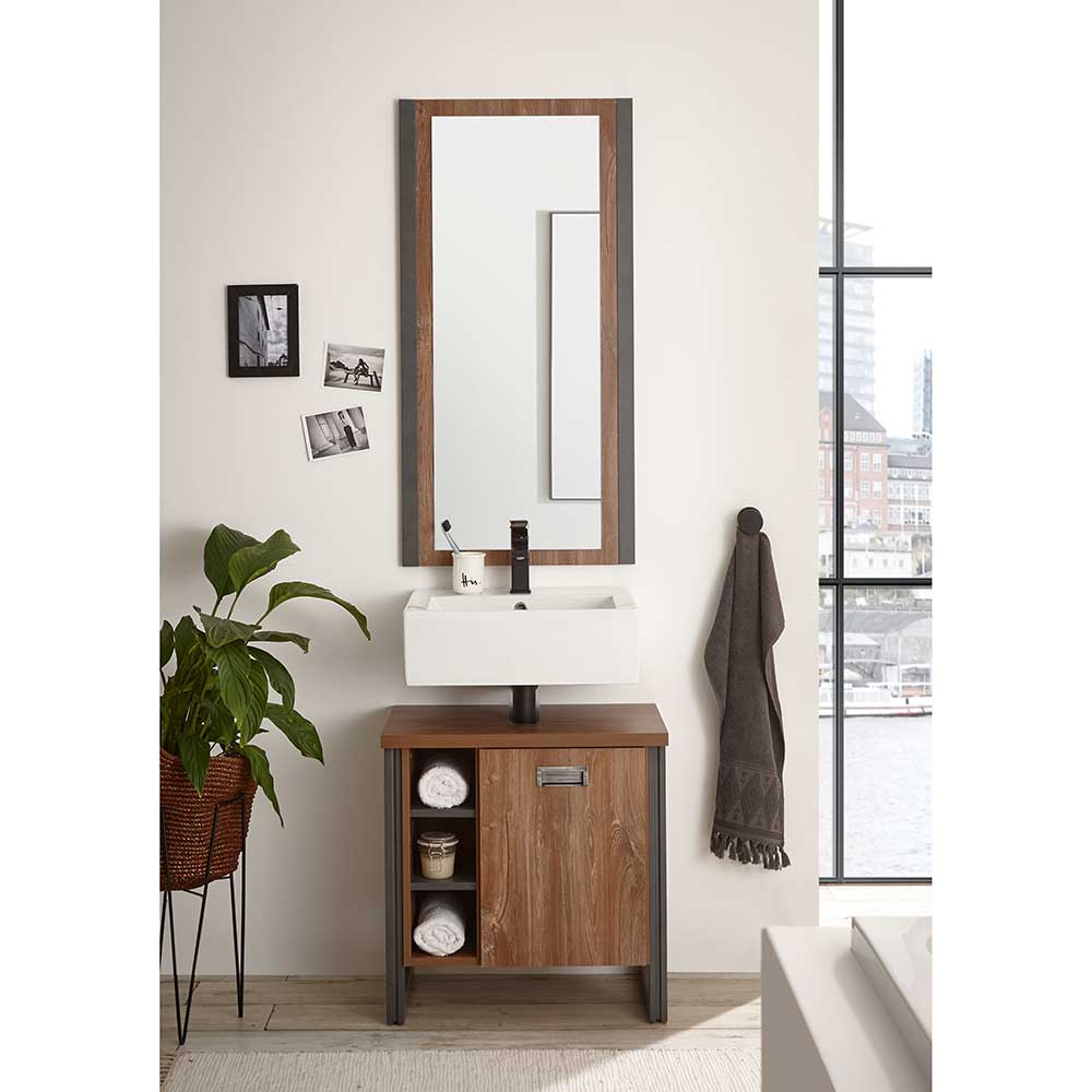 Waschplatz mit Spiegel fürs Bad - Forawas (zweiteilig)