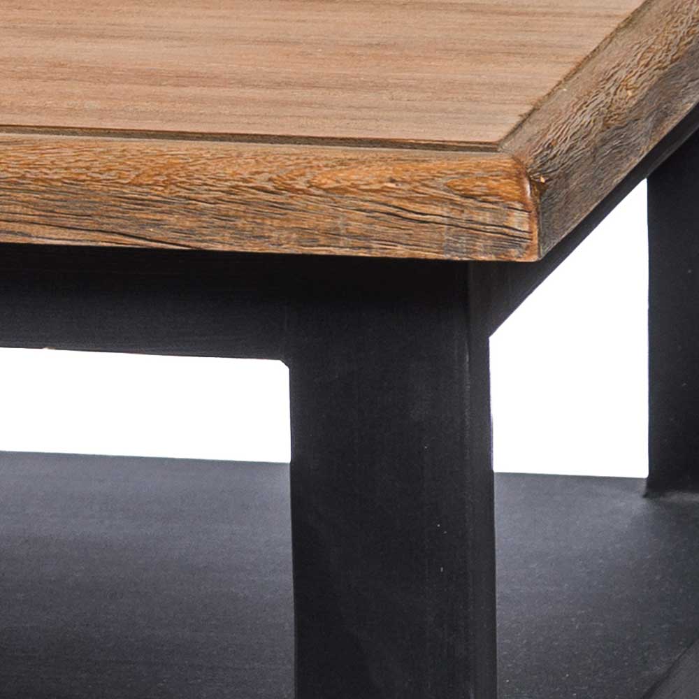 Vintage Couchtisch mit Schubladen & Ablage - Niovan