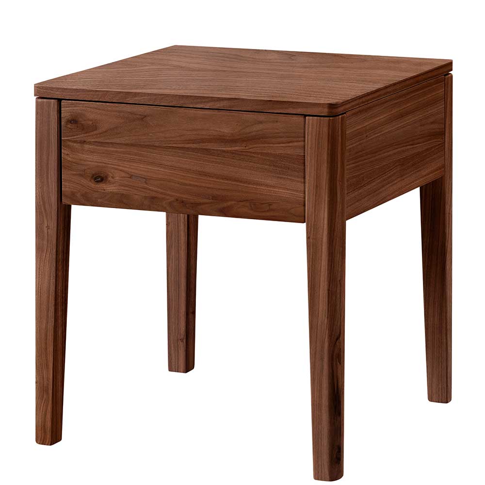 140x200 Nussbaum Bett modern - Dattilo