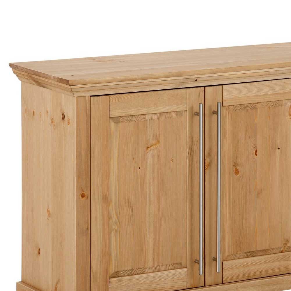 Sideboard mit vier Türen aus Kiefer massiv - Noellisa
