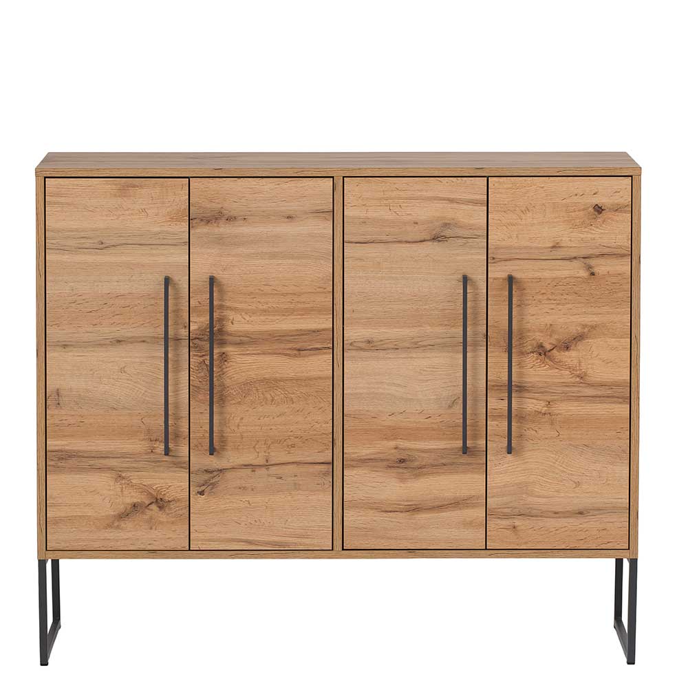 112x94x33 Wohnzimmer Kommode mit vier Türen - Swurta