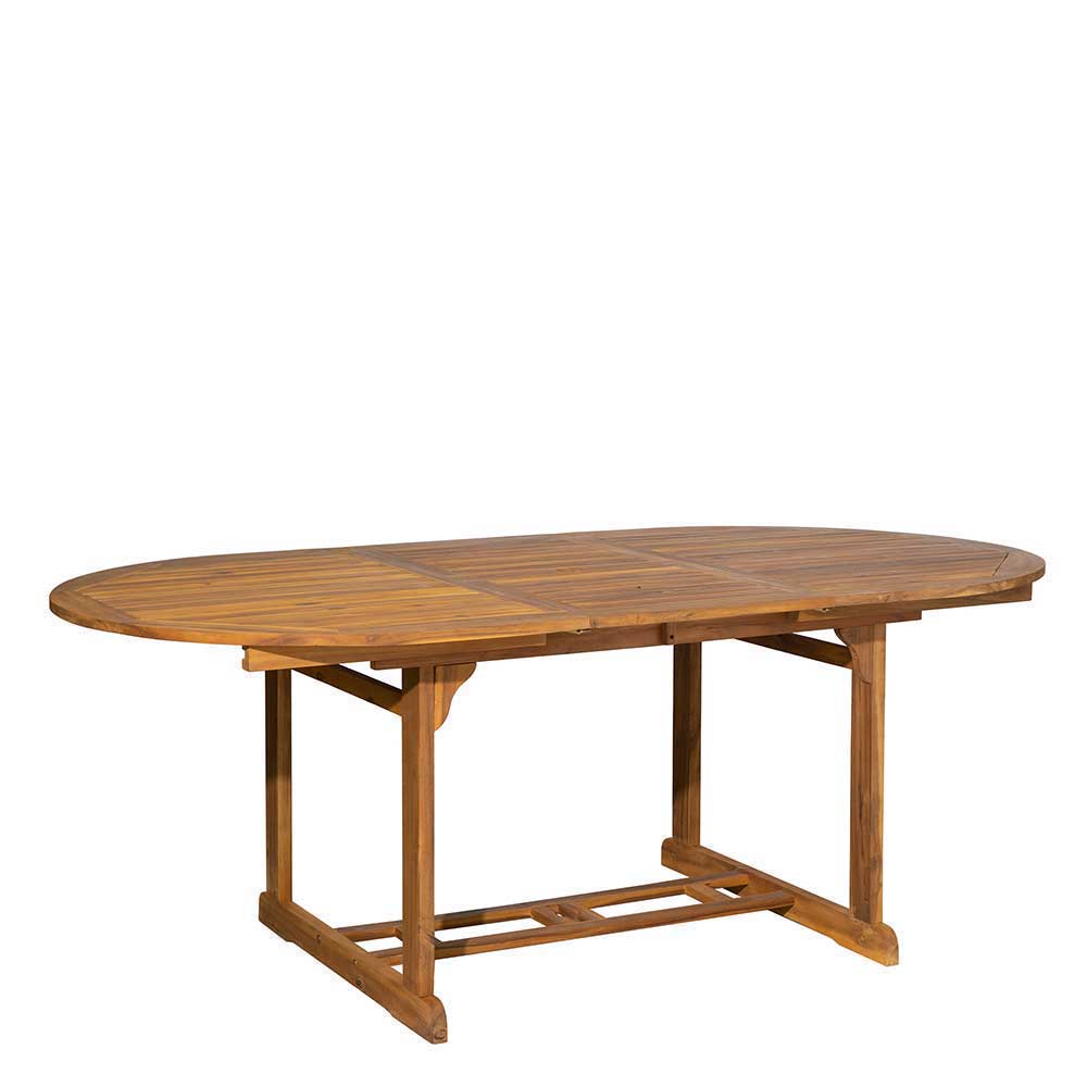 Akazie Gartengruppe mit Tisch oval - Egina (vierteilig)