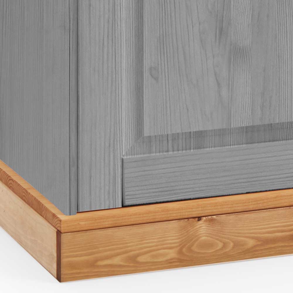 Landhaus Sideboard Cempino in Grau