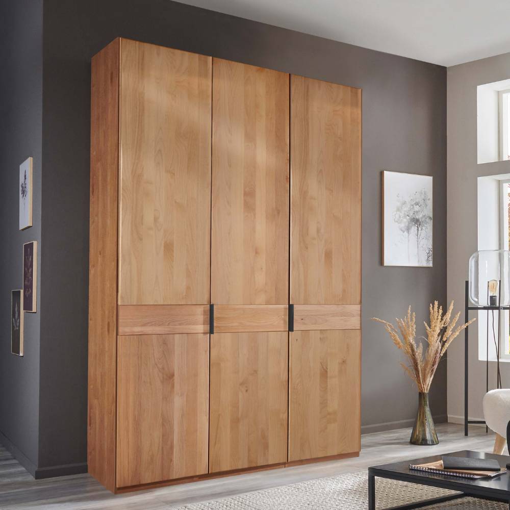 Erlefarbener Schlafzimmer-Kleiderschrank 3-türig - Murray