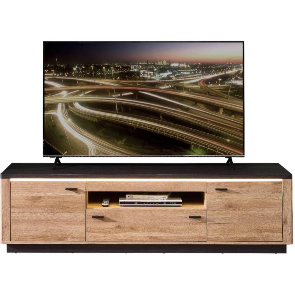TV Lowboard mit LED Beleuchtung - Zorro