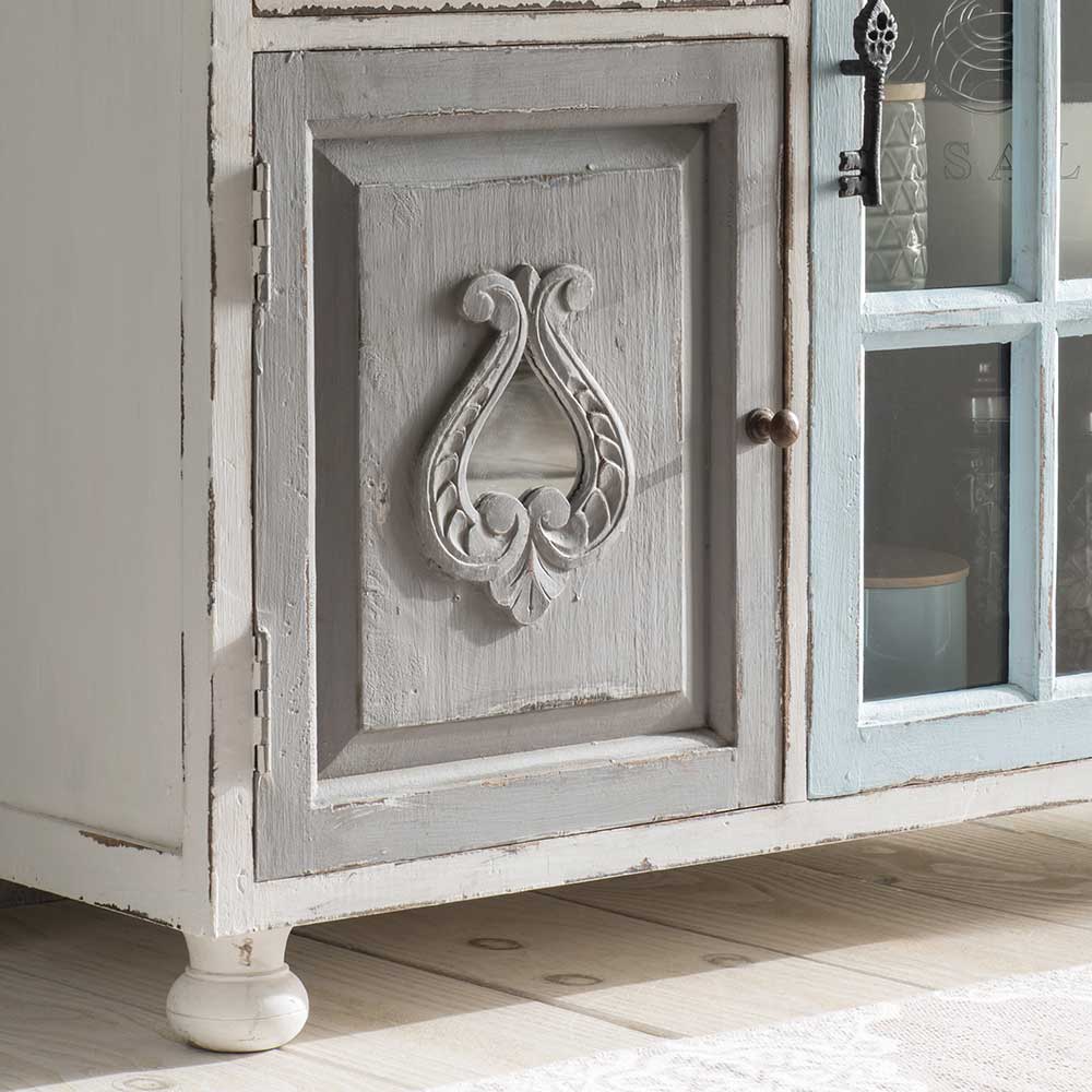 Vintage Landhaus Highboard - romantisch - Sacons