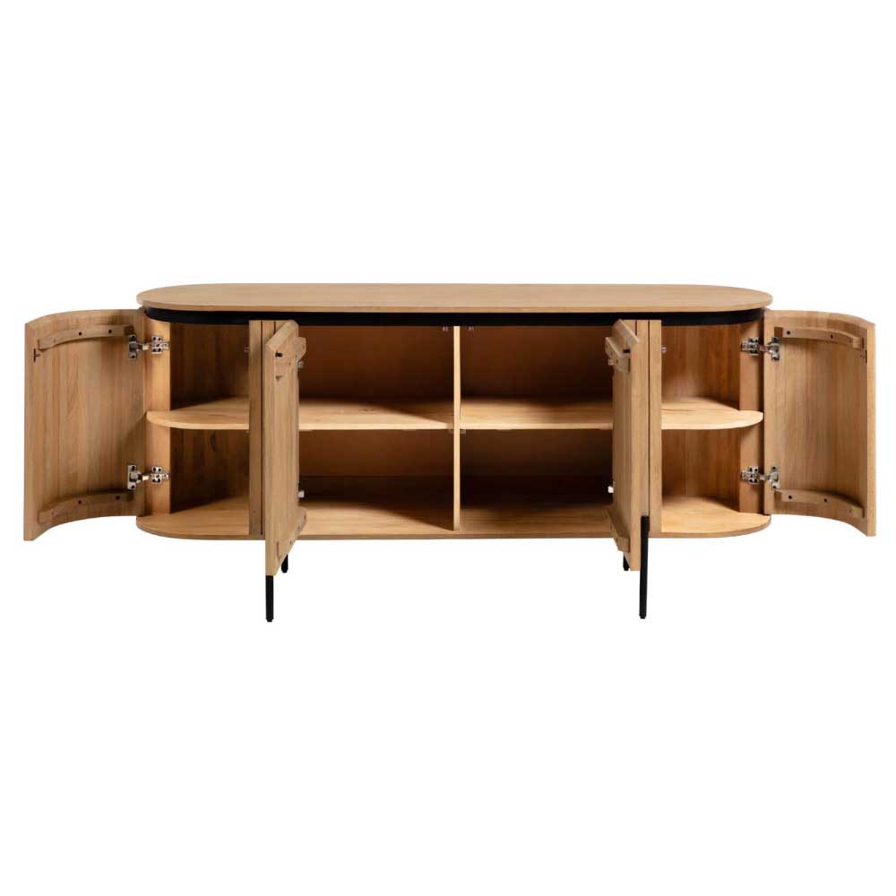 170x81x50 Design Sideboard in ovaler Form - Ilvenda