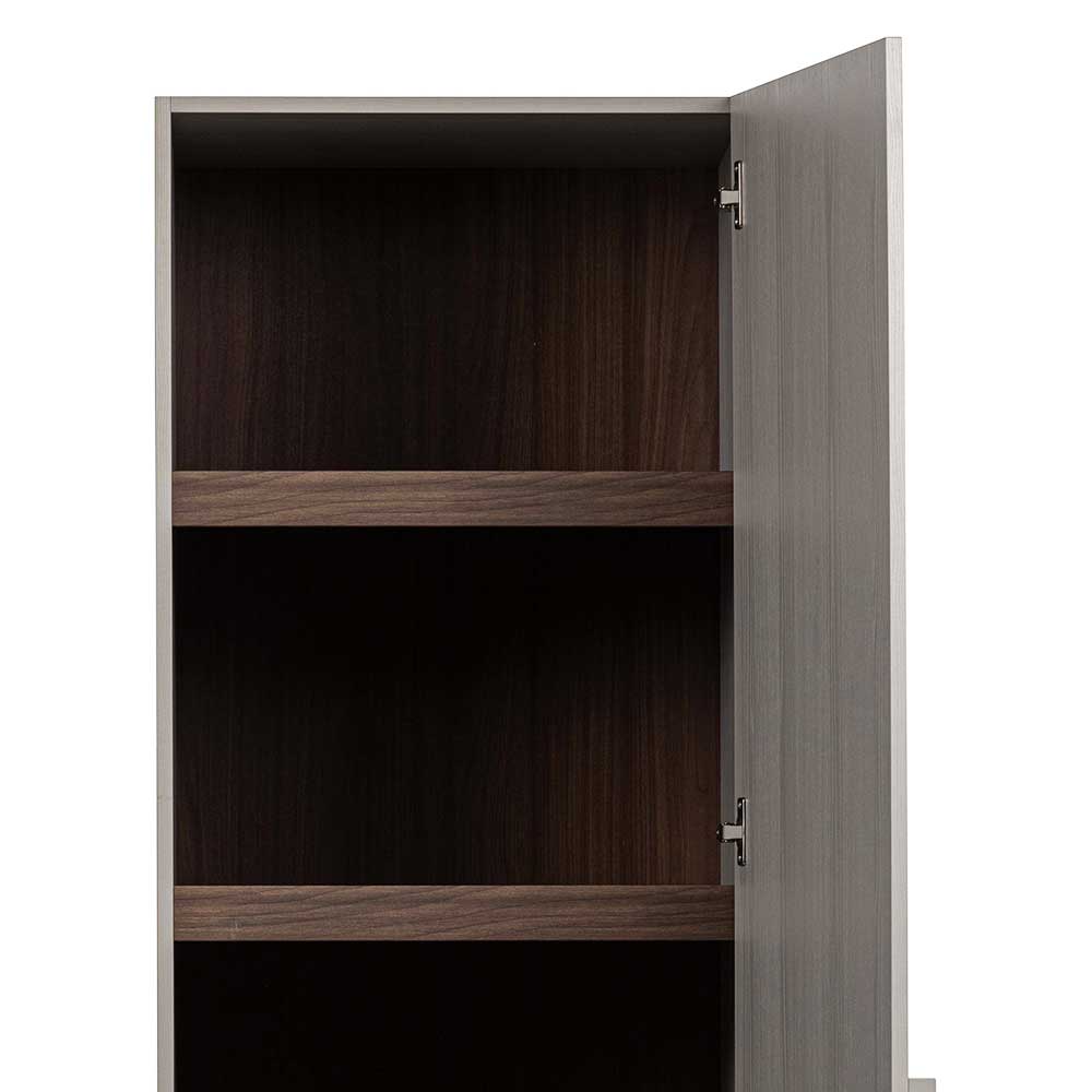 Skandi Wäscheschrank in Grau - Graland