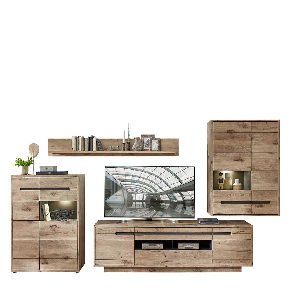 Wohnzimmer Schränke Kombi - Zelio (vierteilig)