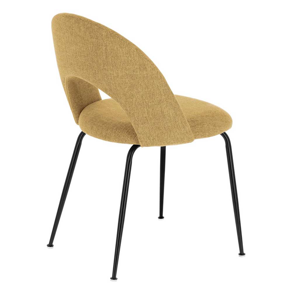 Design Polsterstühle in Gelb - Veneziana (4er Set)
