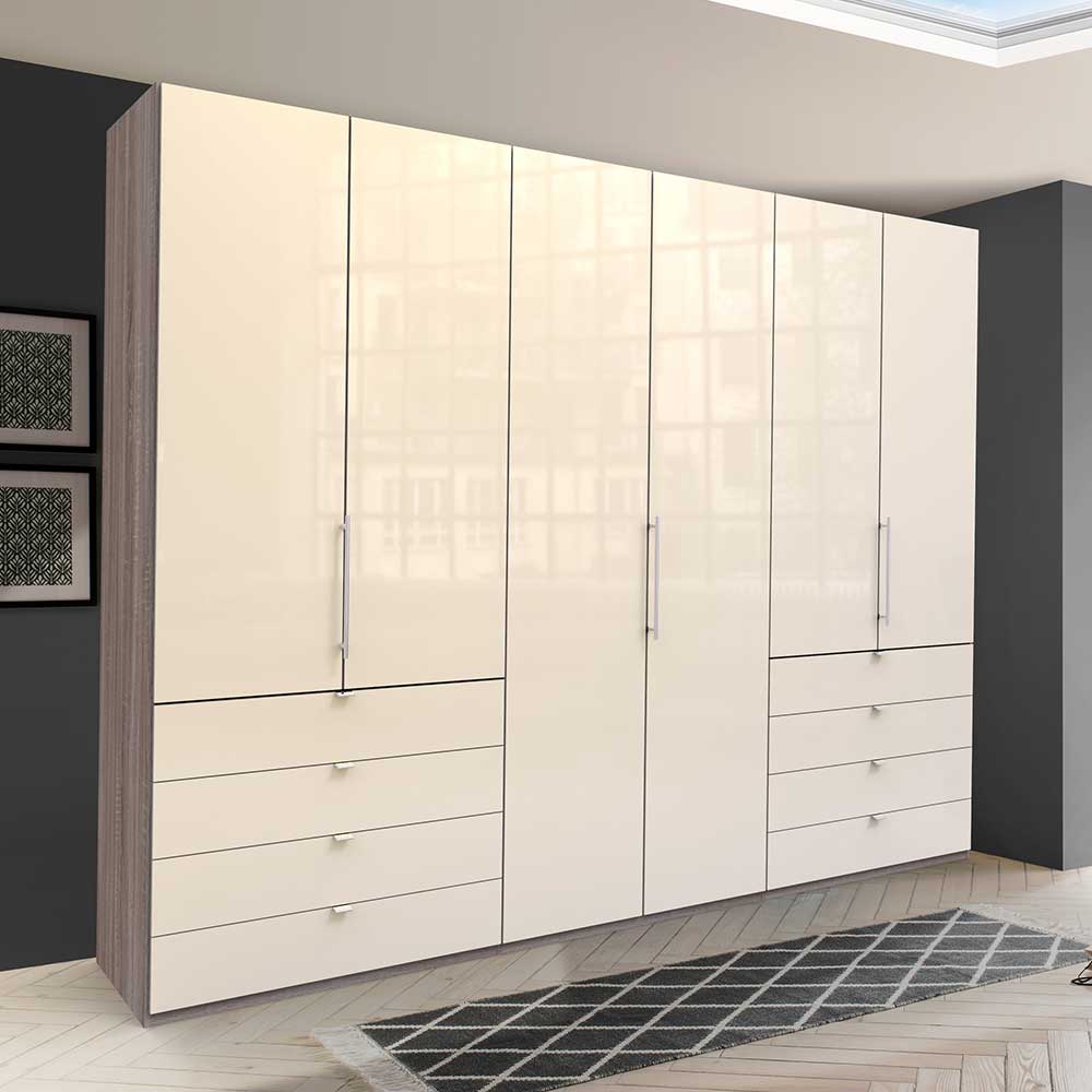 Moderner Kombikleiderschrank 3-türig - Josch