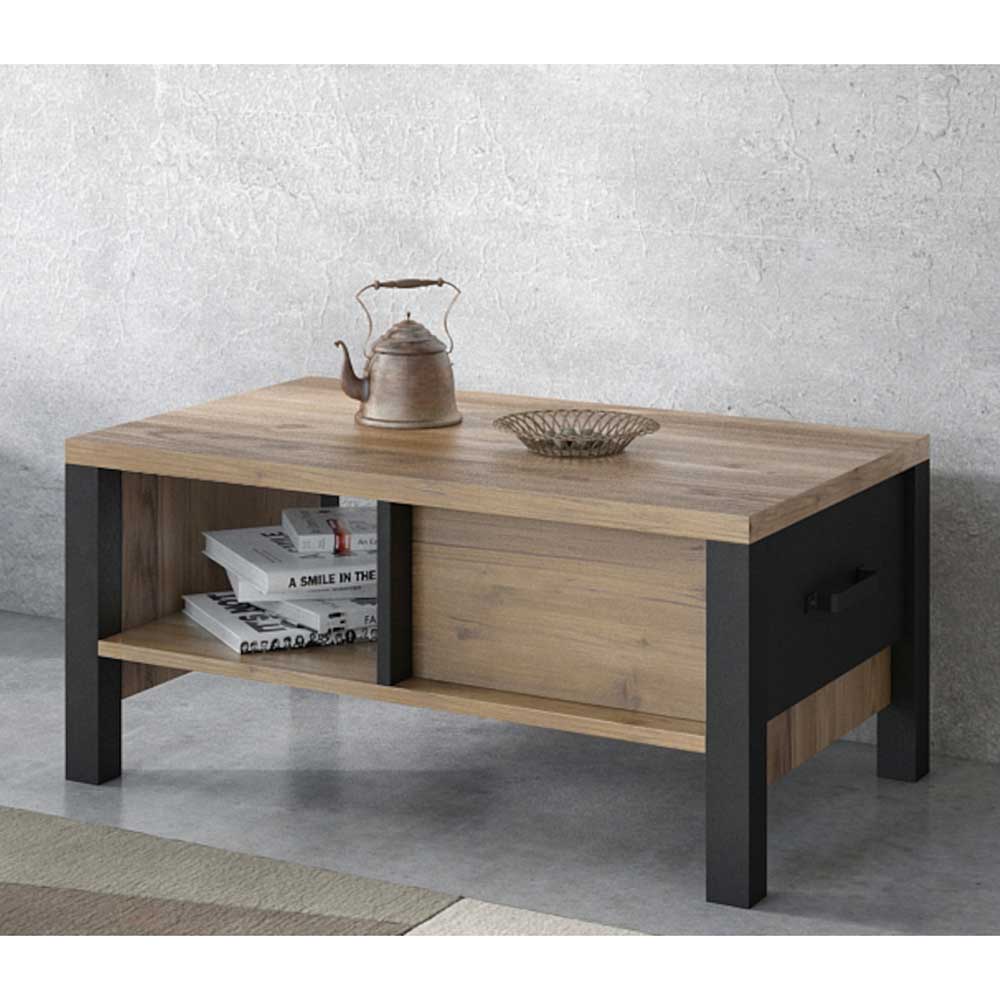 Wohnzimmer Tisch in Fichte verwittert NB - Simeona