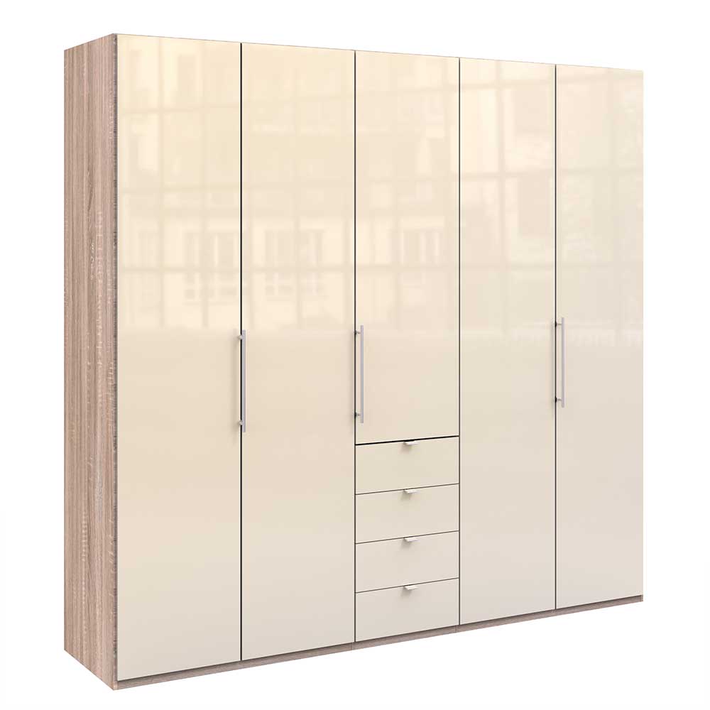 Kleiderschrank fürs Schlafzimmer in Creme - Rativian