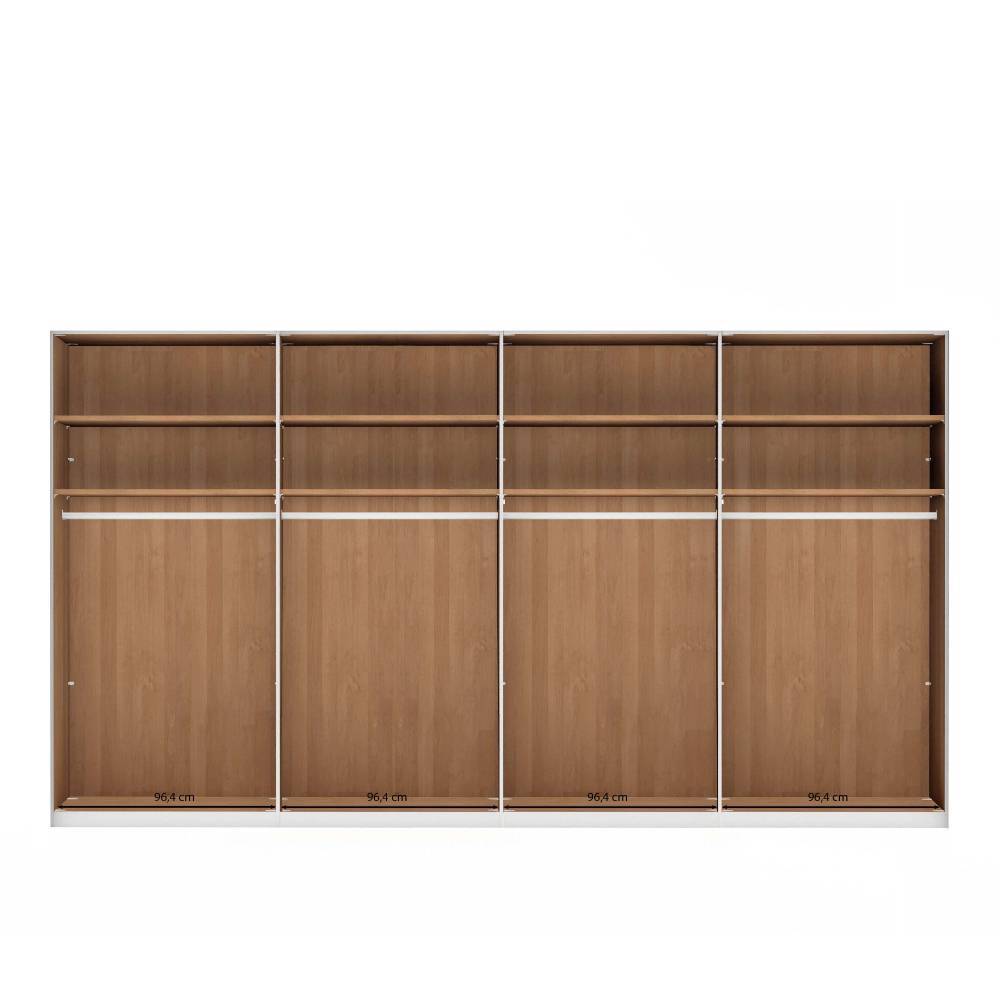 XXL-Schlafzimmerschrank mit sechs Spiegeltüren - Yanicas