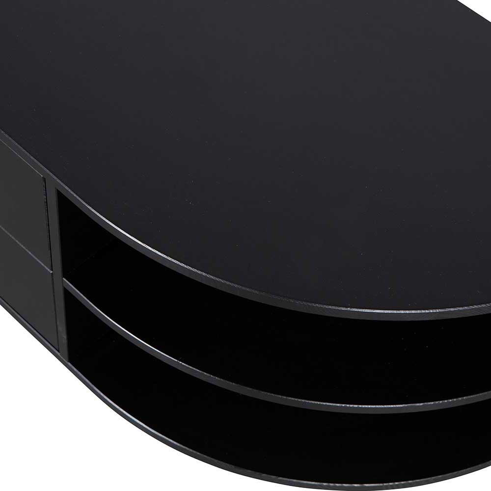 TV Board mit halbrundem Regal rechts - Niwidus
