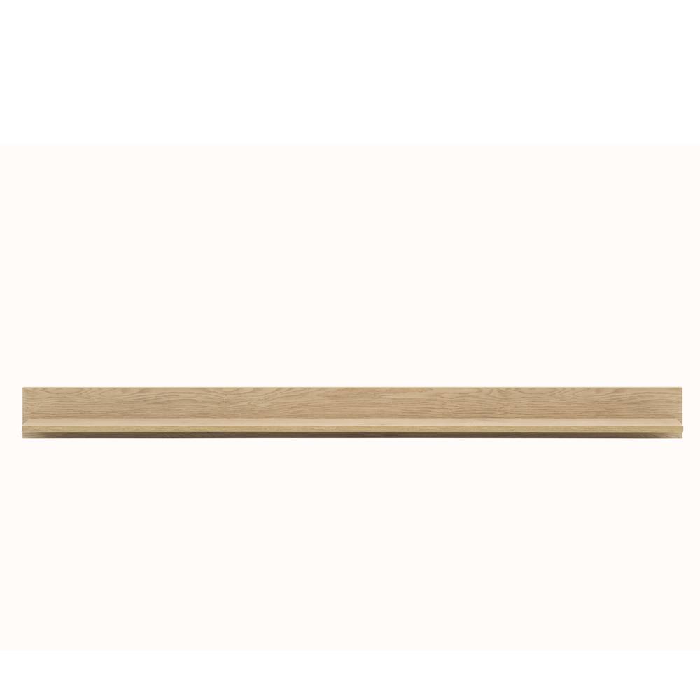 Breites Wandregal in Eichenoptik für die Wandmontage, minimalistisches Design – Dasanti