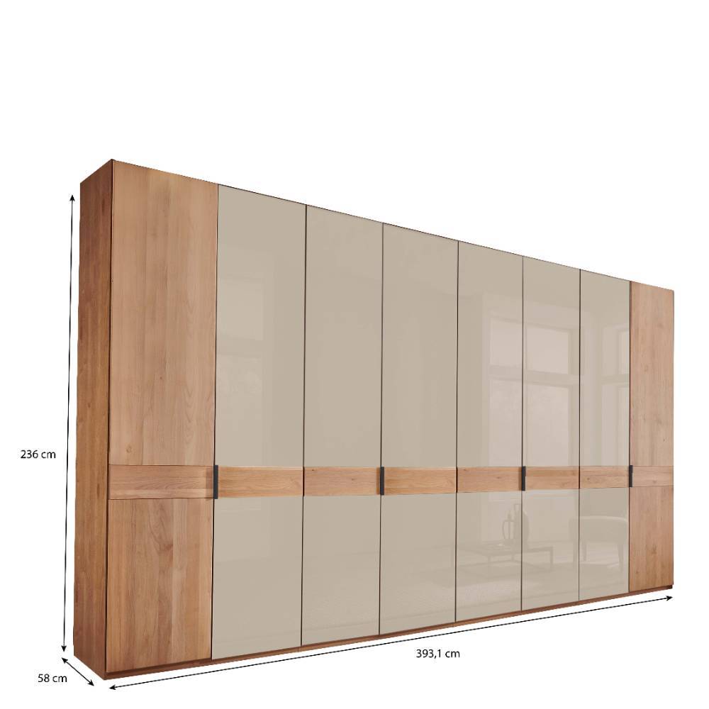 236 cm hoher XXL-Schrank mit acht Türen - Angelina