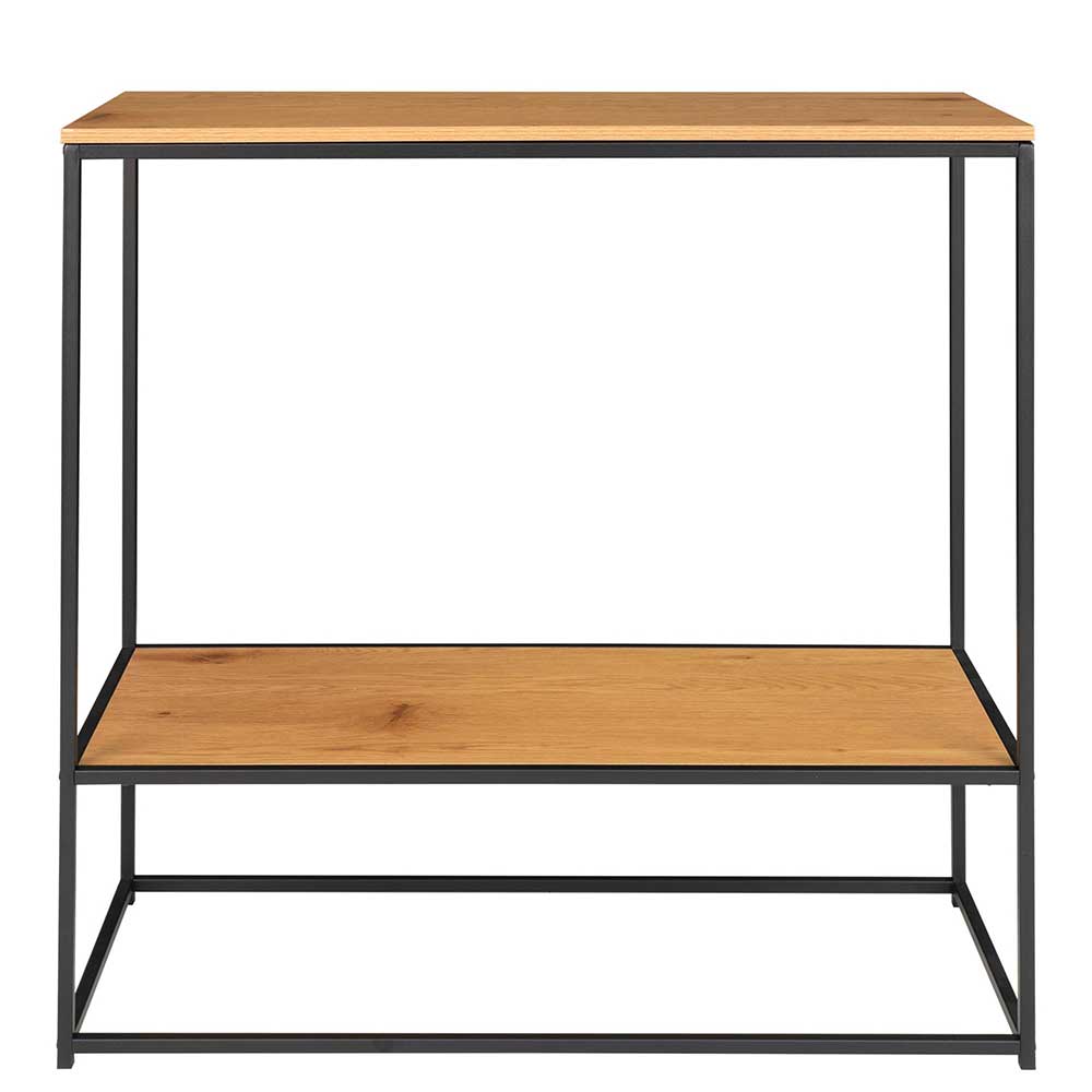 80x80x36 Regal Konsolentisch in Eiche Optik - Genyna