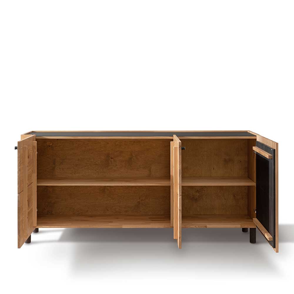 Skandi Sideboard aus Wildeiche massiv - Valouis