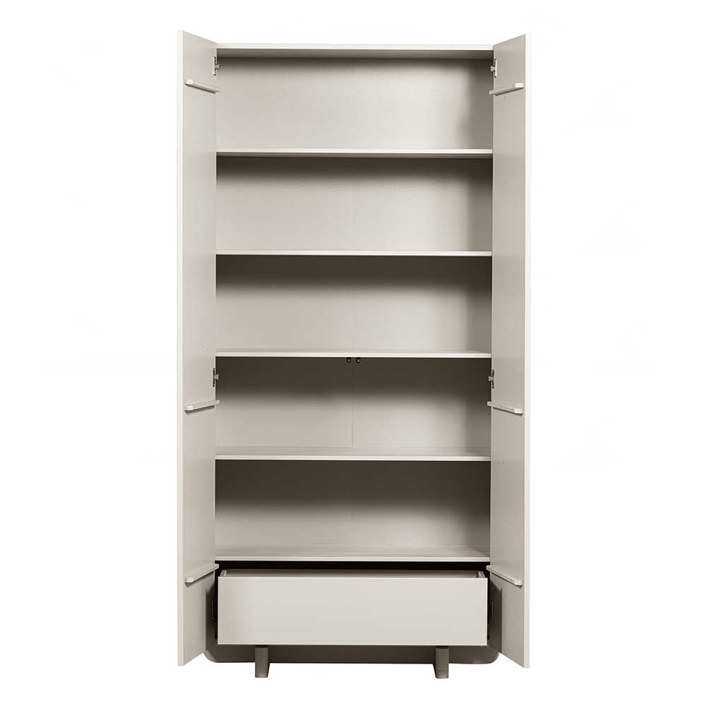 Design Wohnzimmerschrank in Hellgrau - Glamoure