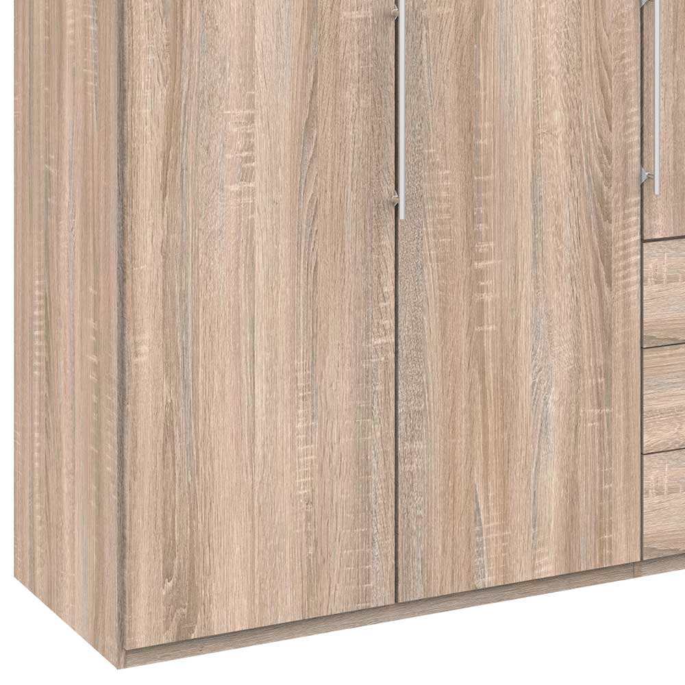 Praktischer Schlafzimmerschrank in Eiche Sägerau - Zayun