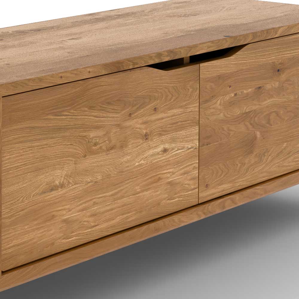 TV Lowboard aus Wildeiche Massivholz - Laida