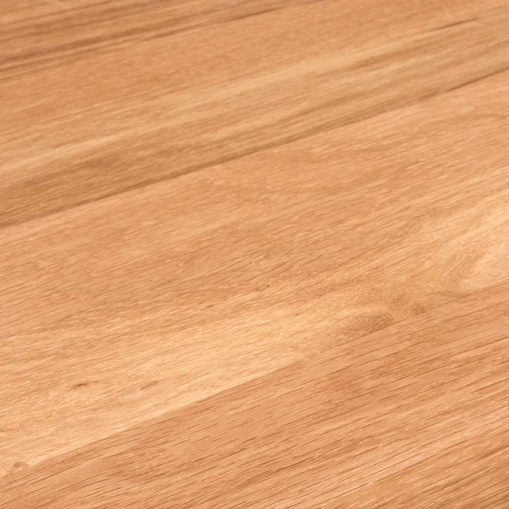 Kleiner Asteiche Tisch mit Metallgestell - Nighty