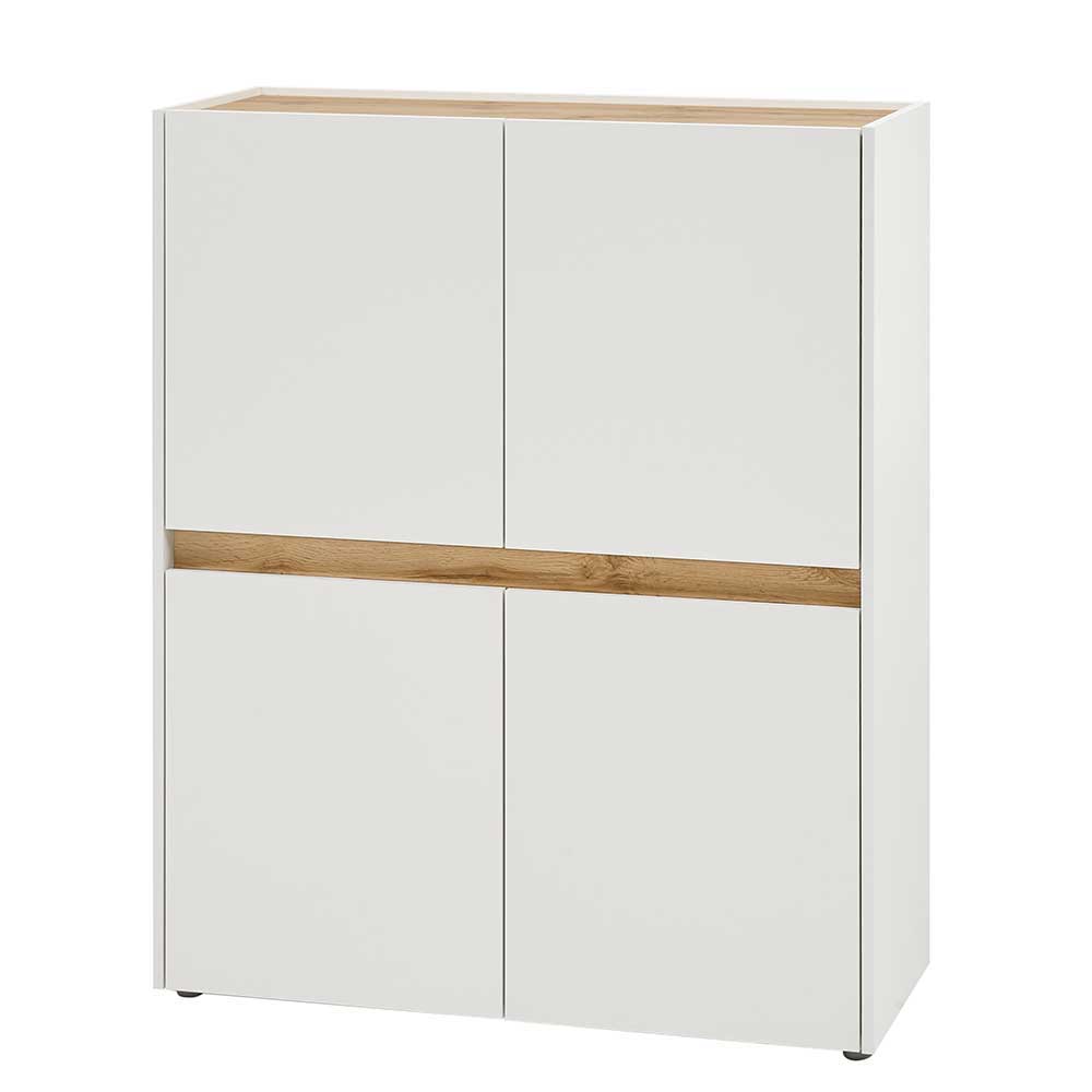 Home Office Wohnwand Set - Nonessia (vierteilig)