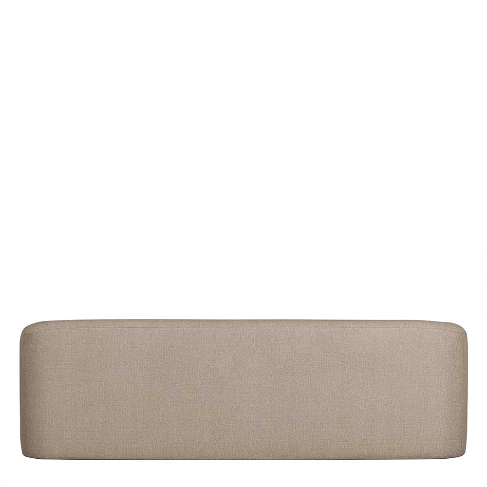 Dreisitzer Couch aus Chenille in Beige - Chake