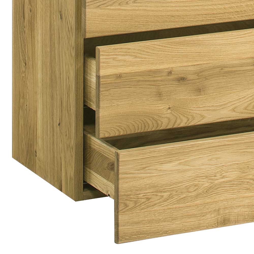 Holz Garderoben Set aus Eiche - Avidora (vierteilig)
