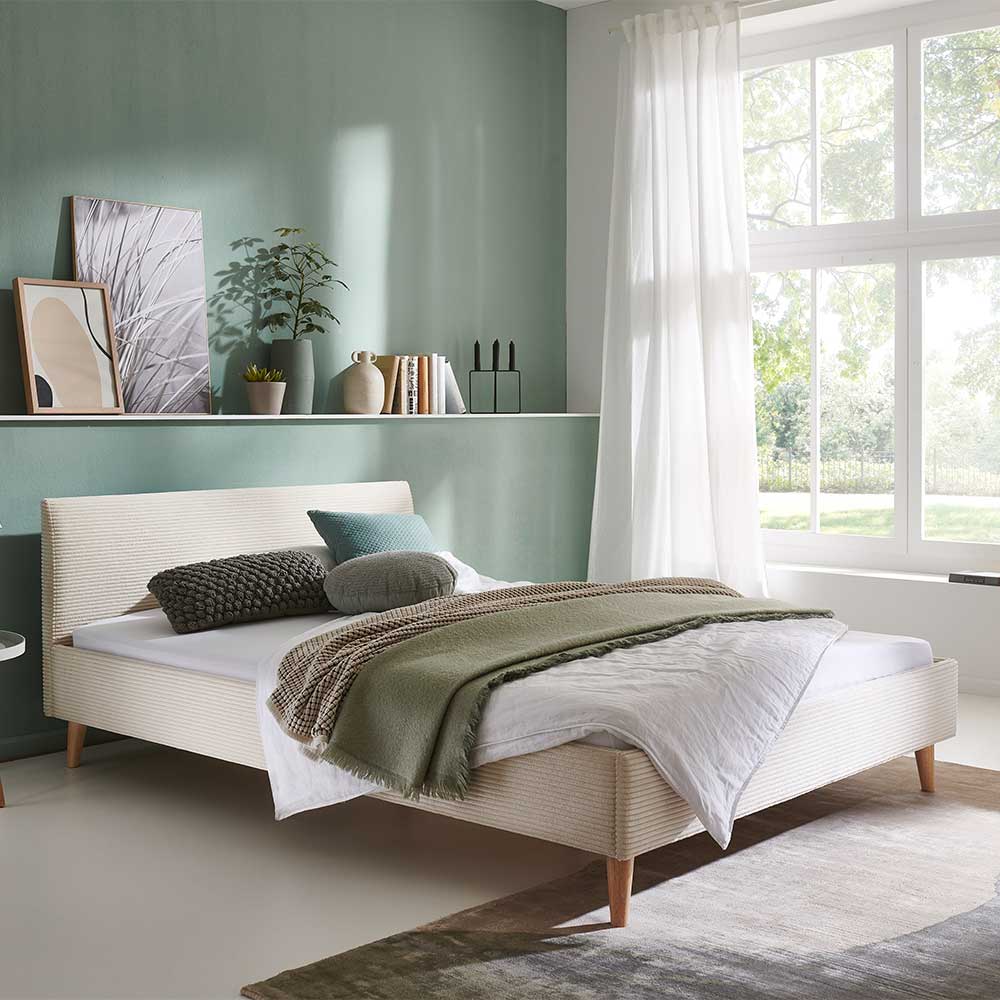 Cord Polsterbett in Beige - Faunatia