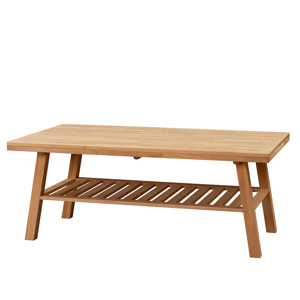 130x75x52 Couchtisch aus Holz Eiche - Neata
