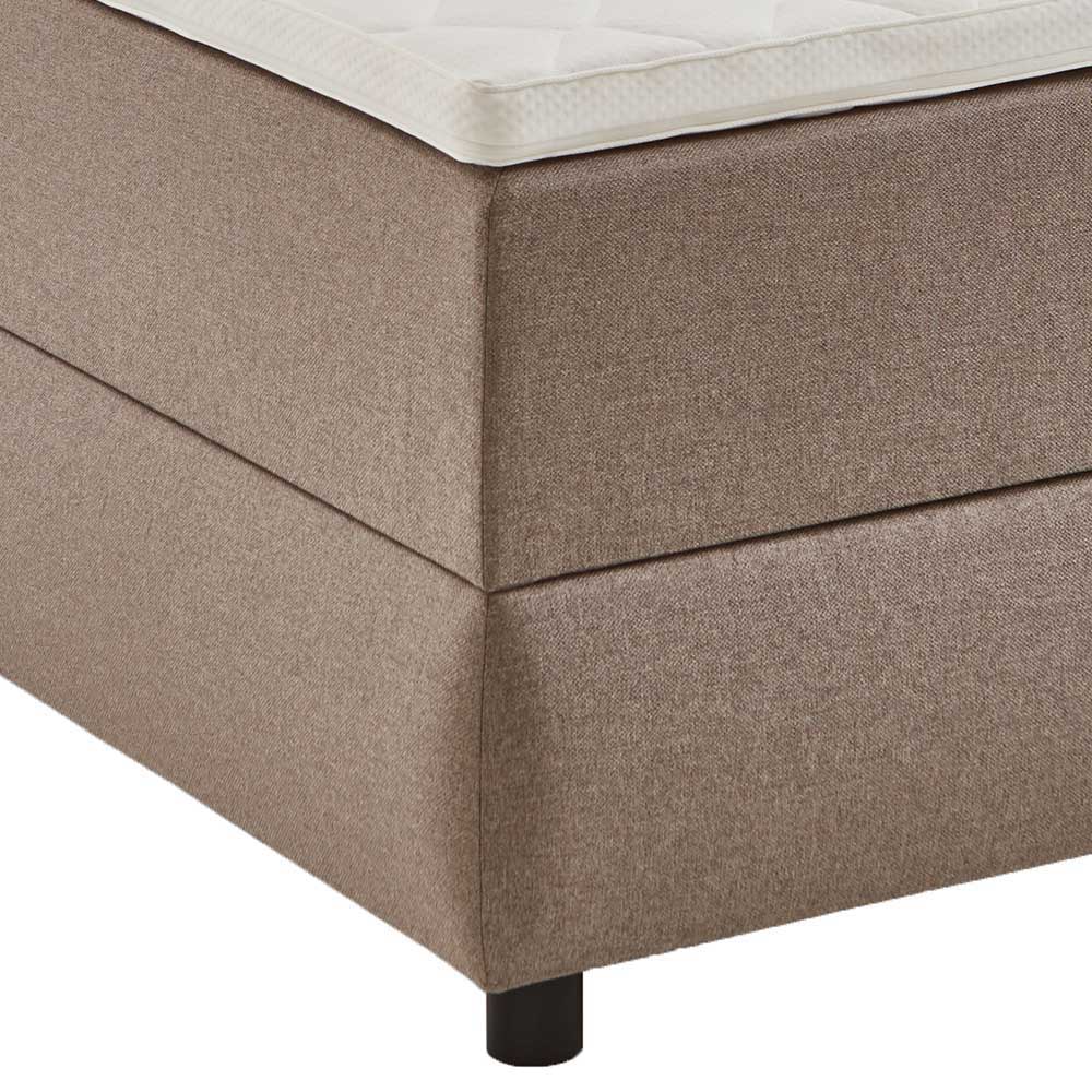 H2 Stauraum Boxbett in Hellbraun - Bestern