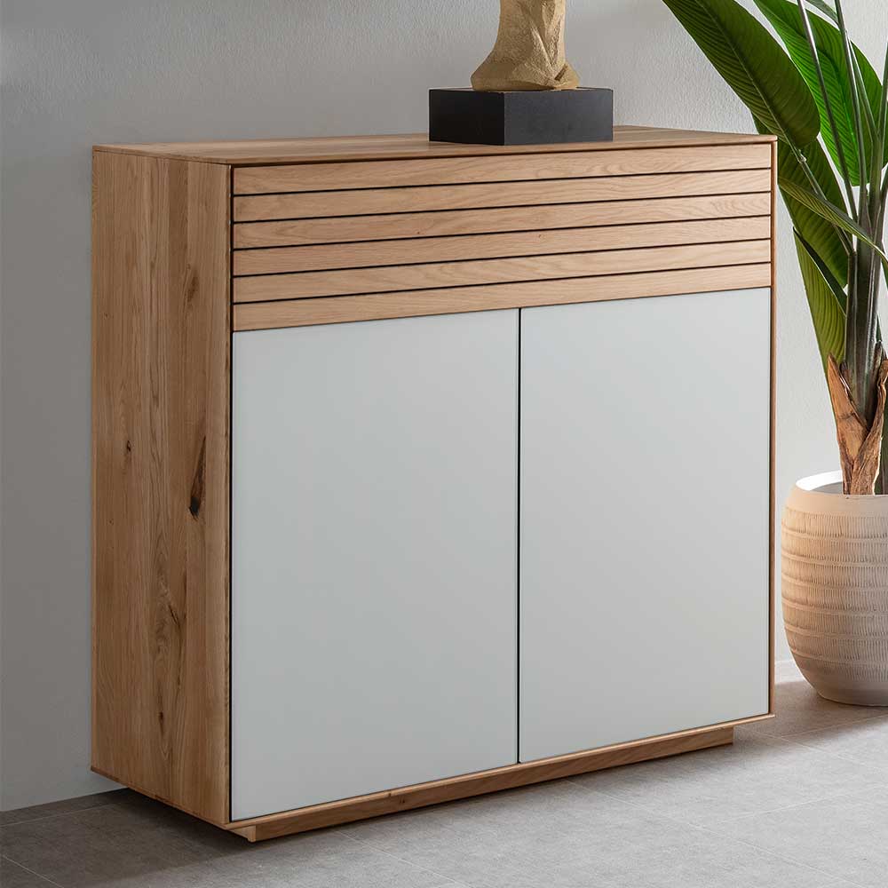 Kombi-Kommode aus Asteiche Massivholz - Zonga