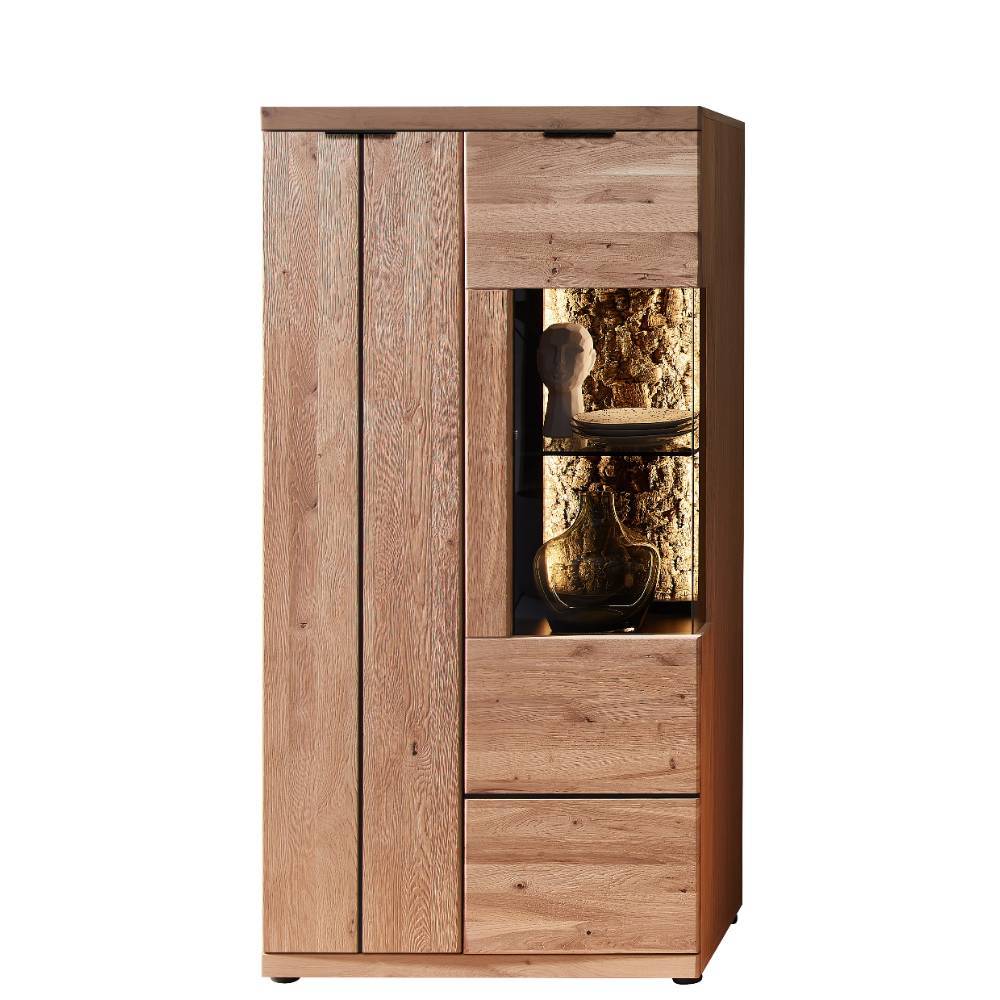 Vitrine in Wildeiche Bianco - Dritos