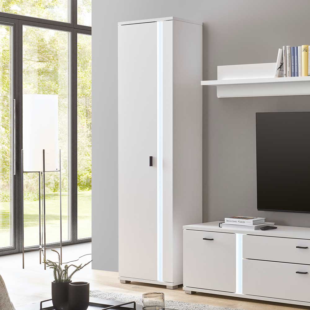 Wohnzimmer Hochschrank in Weiß - Tirol