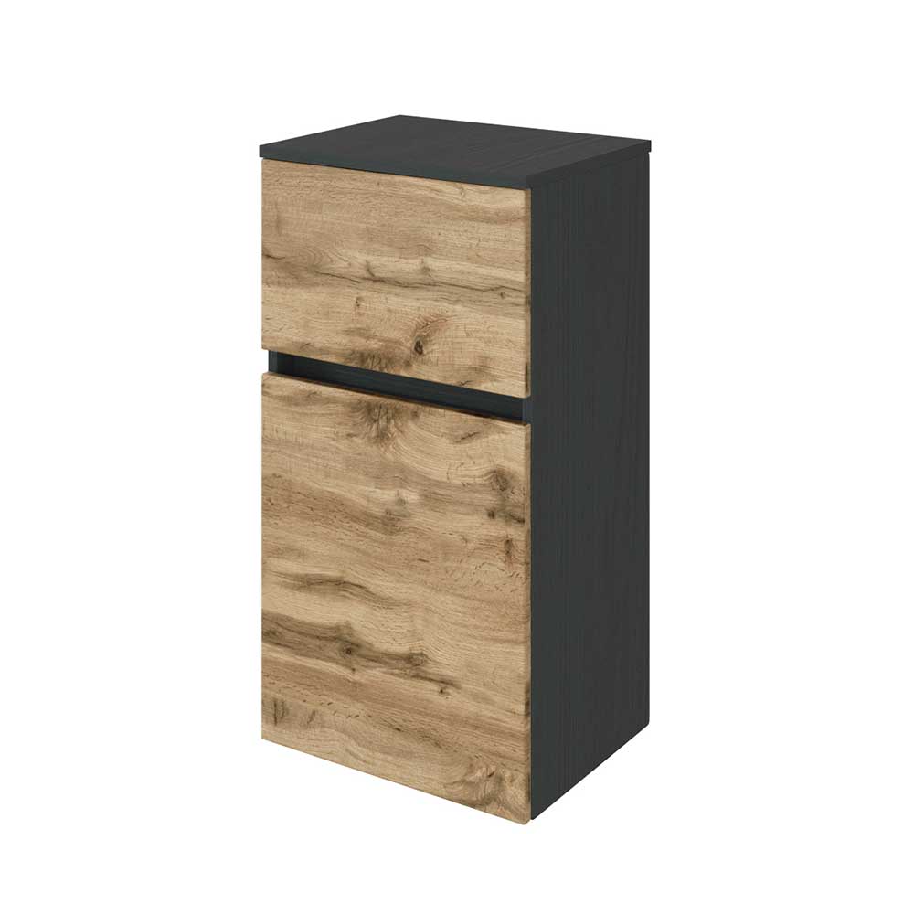 40x84x35 Badschrank mit Schublade & Tür - Endely I