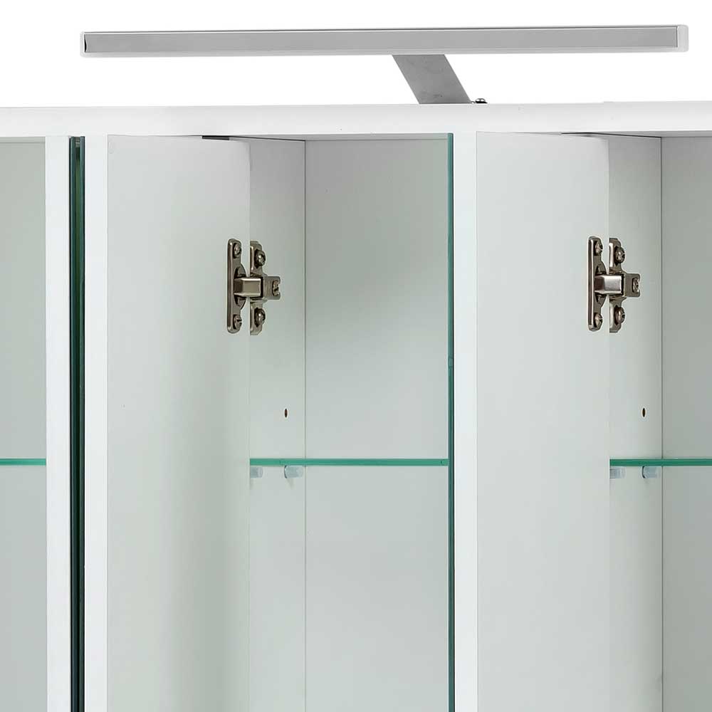 Badezimmer Spiegelschrank in Weiß - Seriacus