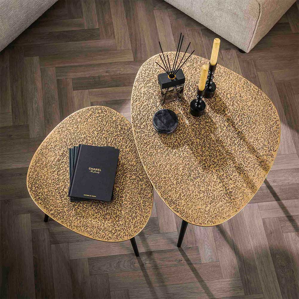 Couchtisch Duo in Bronze - Marliana (zweiteilig)