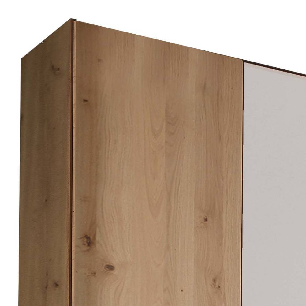 6-türiger Kleiderschrank in Weiß - Crucav