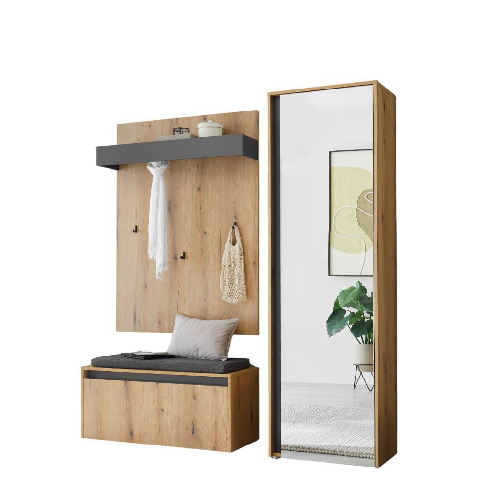Moderne Flureinrichtung Set - Colomania (dreiteilig)